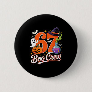 67 Boo-Crew lustiger Halloween-Geist Hexe Kürbis Button