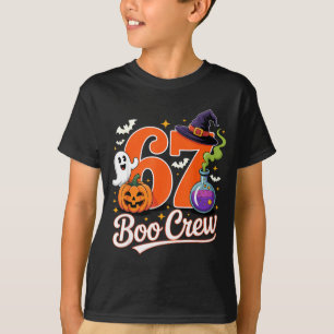 67 Boo-Crew lustiger Halloween-Geist Hexe Kürbis T-Shirt
