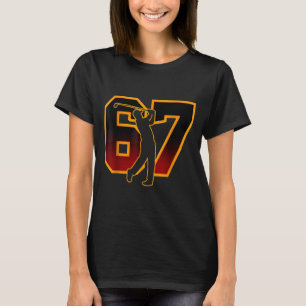 67 Brainrot Jugend Golf Drip - Lustige Kinder 67 T-Shirt