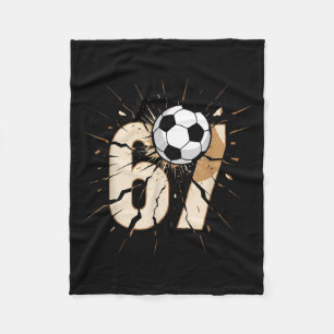67 Brainrot Jugendfußball Drip - Lustige Kinder 67 Fleecedecke