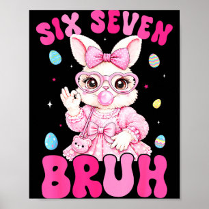67 Bunny Lustig für Kinder Mädchen Junge Frauen Ju Poster