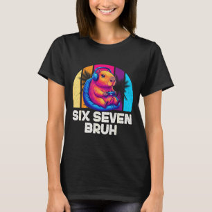 67 Capybara Lustig Six Seven Bruh Capybara Video G T-Shirt
