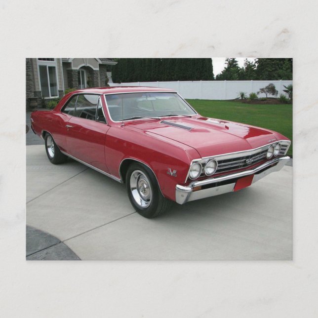 67' Chevelle SS Postkarte (Vorderseite)