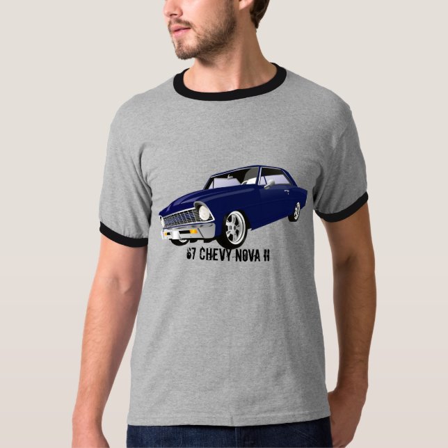 67 Chevy Wecker-T - Shirt des Nova-II (Vorderseite)