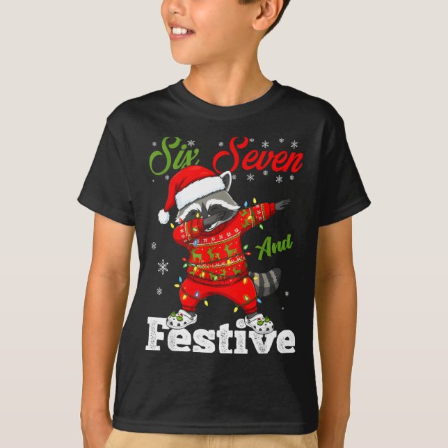67 Christmas Funny Six Seven Bruh Meme Brainrot Sa T-Shirt (Vorderseite)