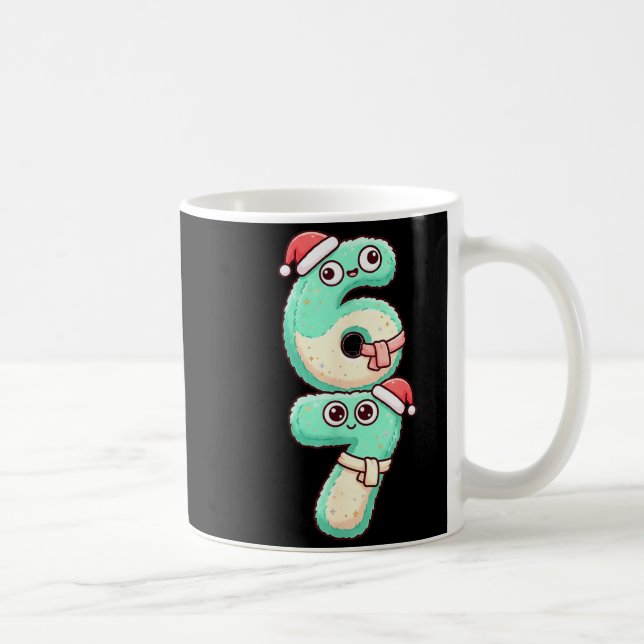 67 Christmas Kawaii Pastel Design  Kaffeetasse (Rechts)
