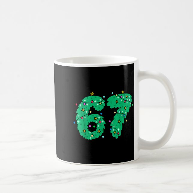 67 Christmas Tree For Kids Boys Girls Meme Six Sev Kaffeetasse (Rechts)