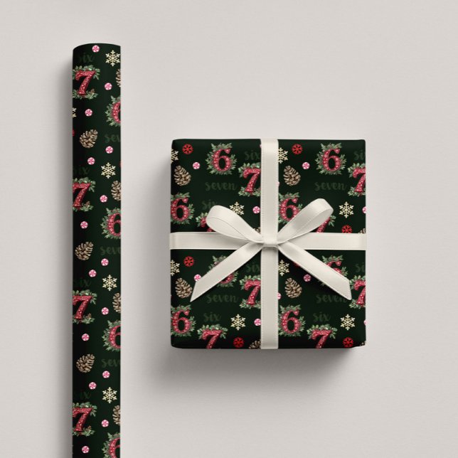 67 Christmas Wrapping Paper Six Seven Gift Wrap Geschenkpapier (Von Creator hochgeladen)