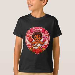 67 Cupid Afroamerikanischer Valentinstag Meme Tren T-Shirt