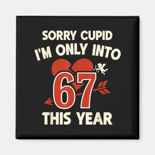 67 Cupid Valentins-Tag Meme, Lustiger Anti-Valenti Magnet