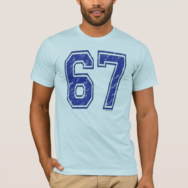 67 Custom Jersey T-Shirt (Vorderseite)