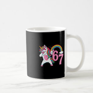 67 Dabbing Einhorn Für Mädchen Sechs Sieben Meme K Kaffeetasse