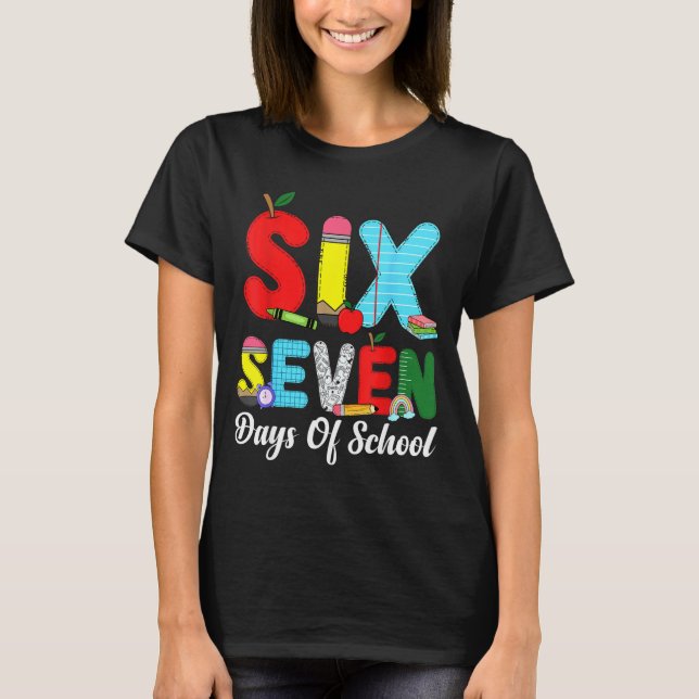 67 Days Of School Shirt Teacher Kids Funny 67 Meme (Vorderseite)