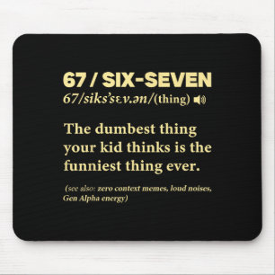 67 Definition Bedeutung Sechs Sieben Lustiges Meme Mousepad