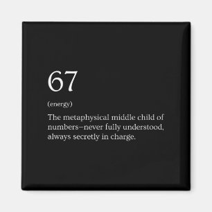 67 Definition Meme Magnet