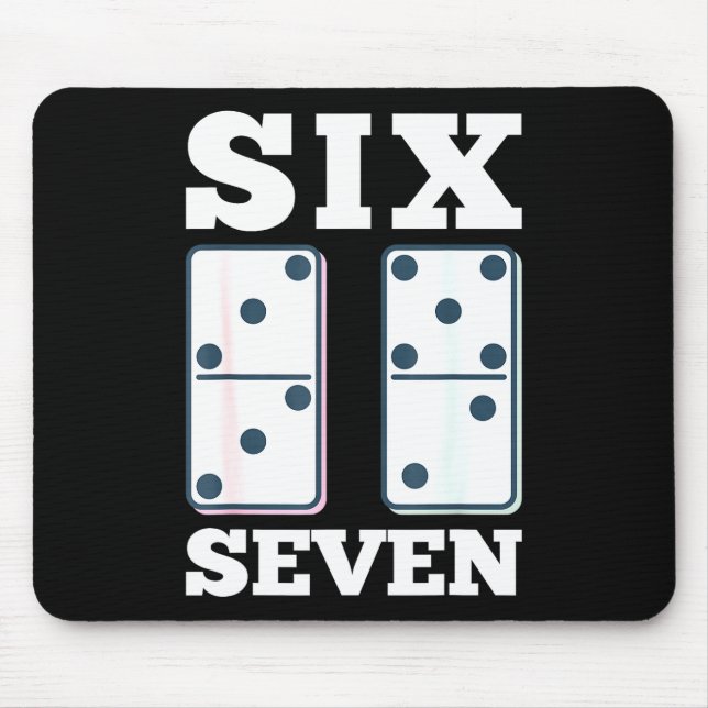 67 Dominosteine zählen Mathematiklehrer Vin Mousepad (Vorne)