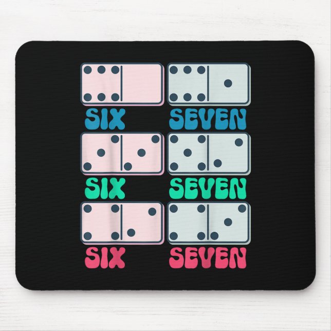 67 Dominosteine zählen Mathematiklehrer Vin Mousepad (Vorne)