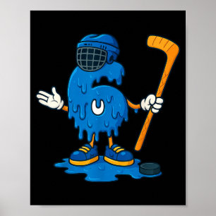 67 Drip Eiscreme-Hockeyspieler Poster