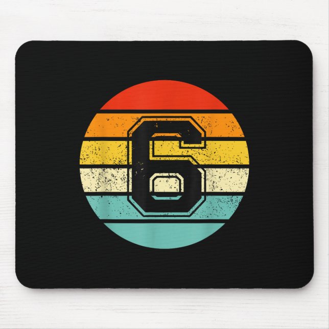 67 Drip Meme Funny 6 7 Costume Couple Retro _1  Mousepad (Vorne)