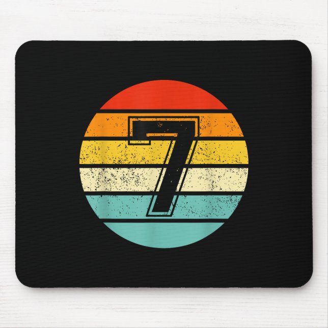 67 Drip Meme Lustig 6 7 Kostüm Paar Retro  Mousepad (Vorne)