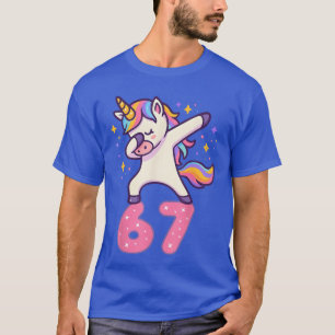 67 Einhorn für Mädchen Sechs Sieben Meme Brainrot T-Shirt