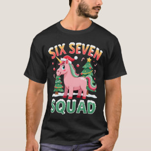 67 Einhorn Weihnachten Dabbing für Mädchen Kinder  T-Shirt