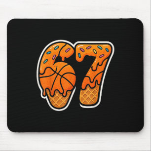 67 Eis-Drip Basketball Six Seven Meme Korb Mousepad