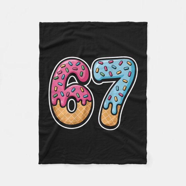 67 Eis Drip (ck Only)  Fleecedecke (Vorderseite)