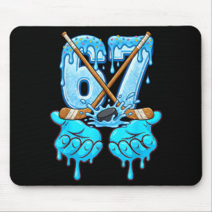 67 Eis-Drip-Hockey Gen Alpha-Slang Six Seven Mousepad
