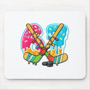 67 Eis-Drip-Hockey-Weihnachtslicht Mousepad