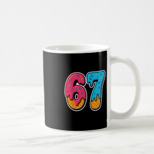 67 Eis-Drip lustig Six Seven Gen Alpha Meme S Kaffeetasse