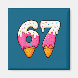 67 Eis-Drip-Meme-Illustration Magnet