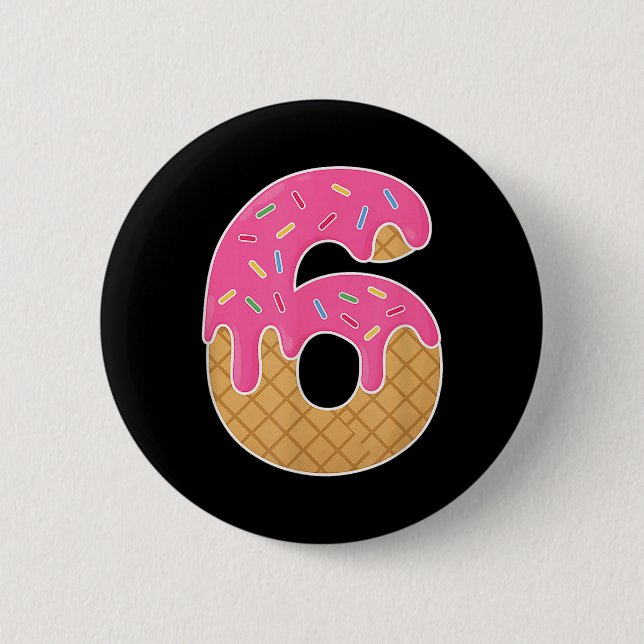 67 Eis-Drip-Meme Lustig 6 7 Halloween-Kostüm Button (Vorderseite)
