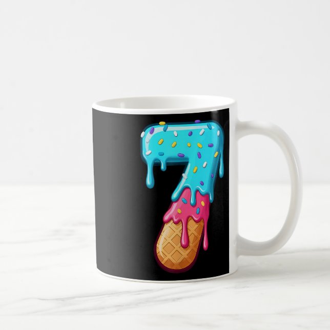 67 Eis-Drip-Meme Lustig 6 7 Halloween-Kostüm Kaffeetasse (Rechts)