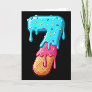 67 Eis-Drip-Meme Lustig 6 7 Halloween-Kostüm Karte