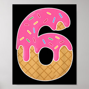 67 Eis-Drip-Meme Lustig 6 7 Halloween-Kostüm Poster