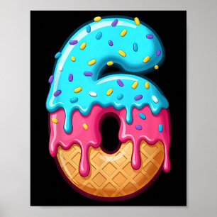 67 Eis-Drip-Meme Lustig 6 7 Halloween-Kostüm Poster