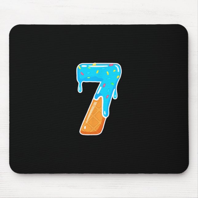 67 Eis-Drip-Meme Lustig 6 7 Kostüm Paar  Mousepad (Vorne)