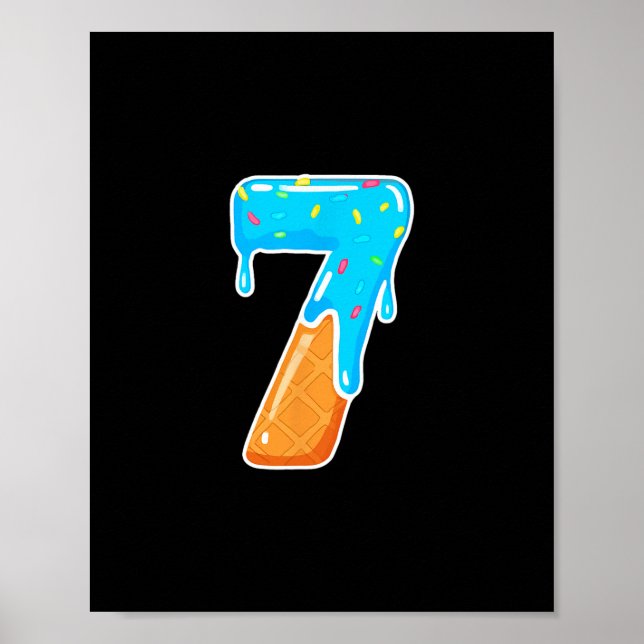 67 Eis-Drip-Meme Lustig 6 7 Kostüm Paar  Poster (Vorne)