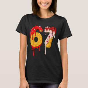 67 Eis-Drip-Meme Lustig Sechs Sieben Valentinstag T-Shirt