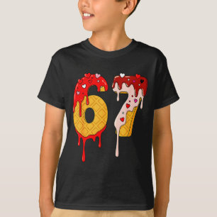 67 Eis-Drip-Meme Lustig Sechs Sieben Valentinstag T-Shirt