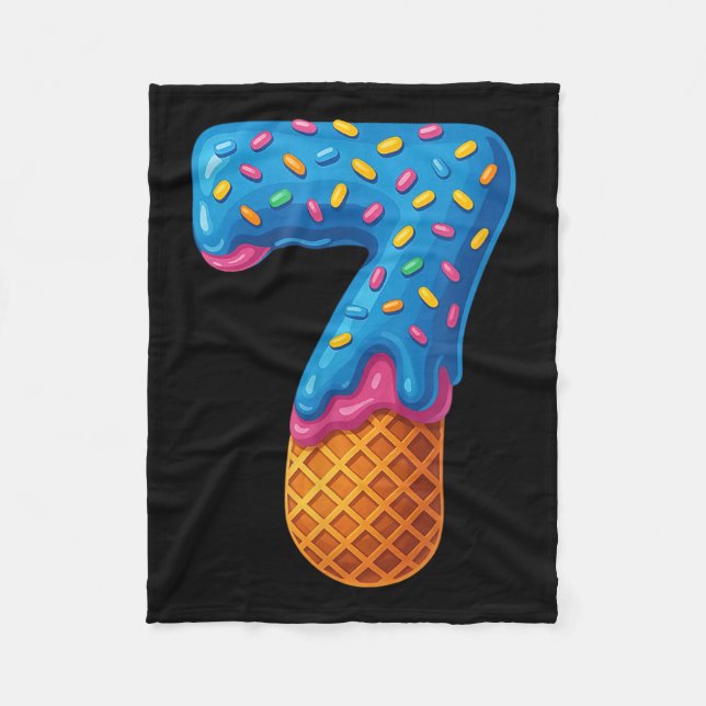 67 Eis-Drip-Meme Lustig Six Seven Gen-Alpha C Fleecedecke (Vorderseite)