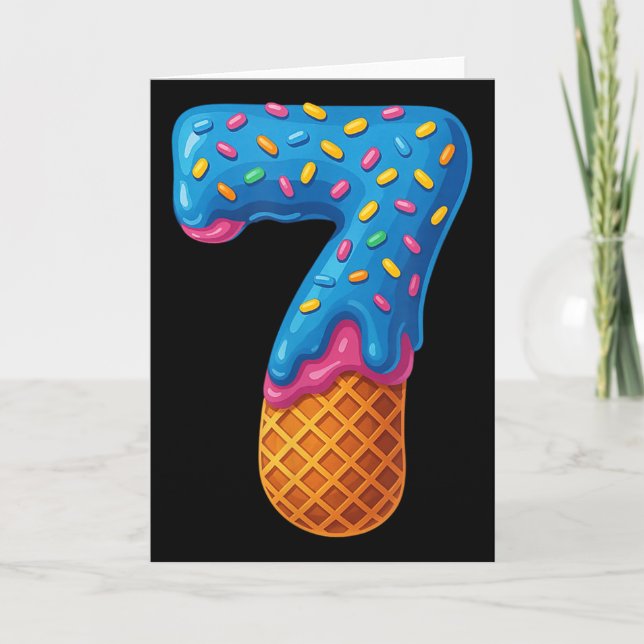 67 Eis-Drip-Meme Lustig Six Seven Gen-alpha C Karte (Vorderseite)