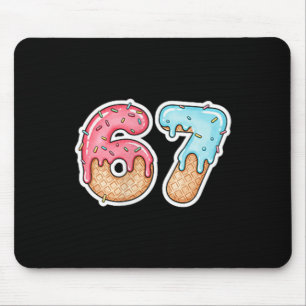 67 Eis-Drip-Meme Lustig Six Seven Gen Alpha ( Mousepad