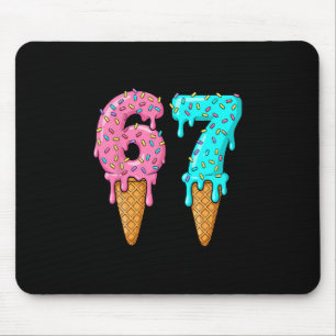 67 Eis-Drip-Meme Lustig Six Seven Gen Alpha S Mousepad