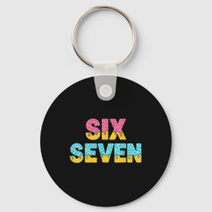 67 Eis-Drip-Meme Lustig Six Seven Gen Alpha S Schlüsselanhänger