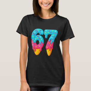 67 Eis-Drip-Meme Lustig Six Seven Gen Alpha S T-Shirt
