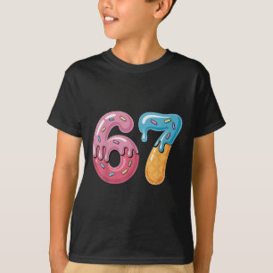 67 Eis-Drip-Meme Lustig Six Seven Gen Alpha S T-Shirt