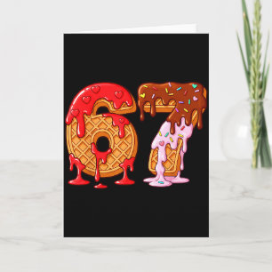67 Eis-Drip-Meme Lustig Six Seven Valentinstag Karte