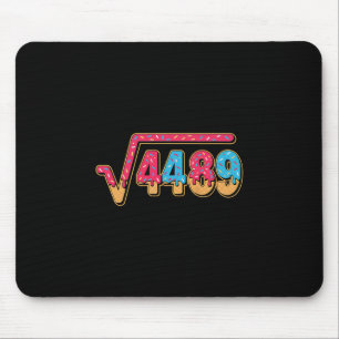 67 Eis-Drip-Meme-Mathe-Lehrer-Schule-Quadrat  Mousepad